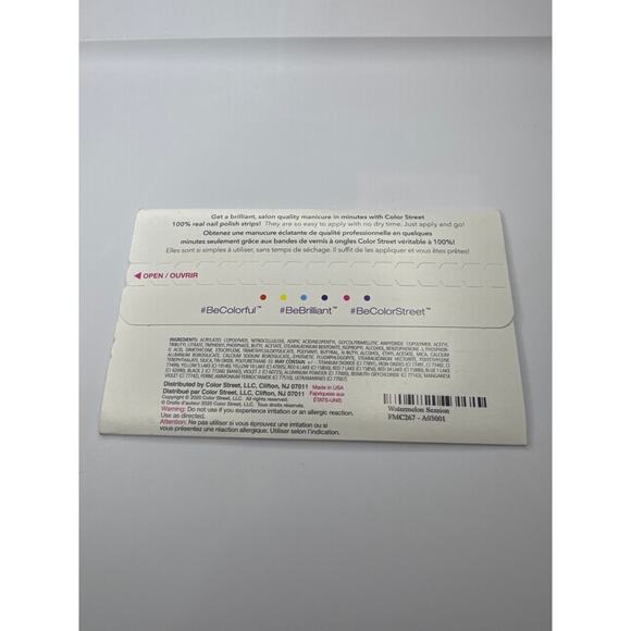 NWT Color Street "Watermelon Session" Bright Pink Nail Strips - Picture 4 of 4